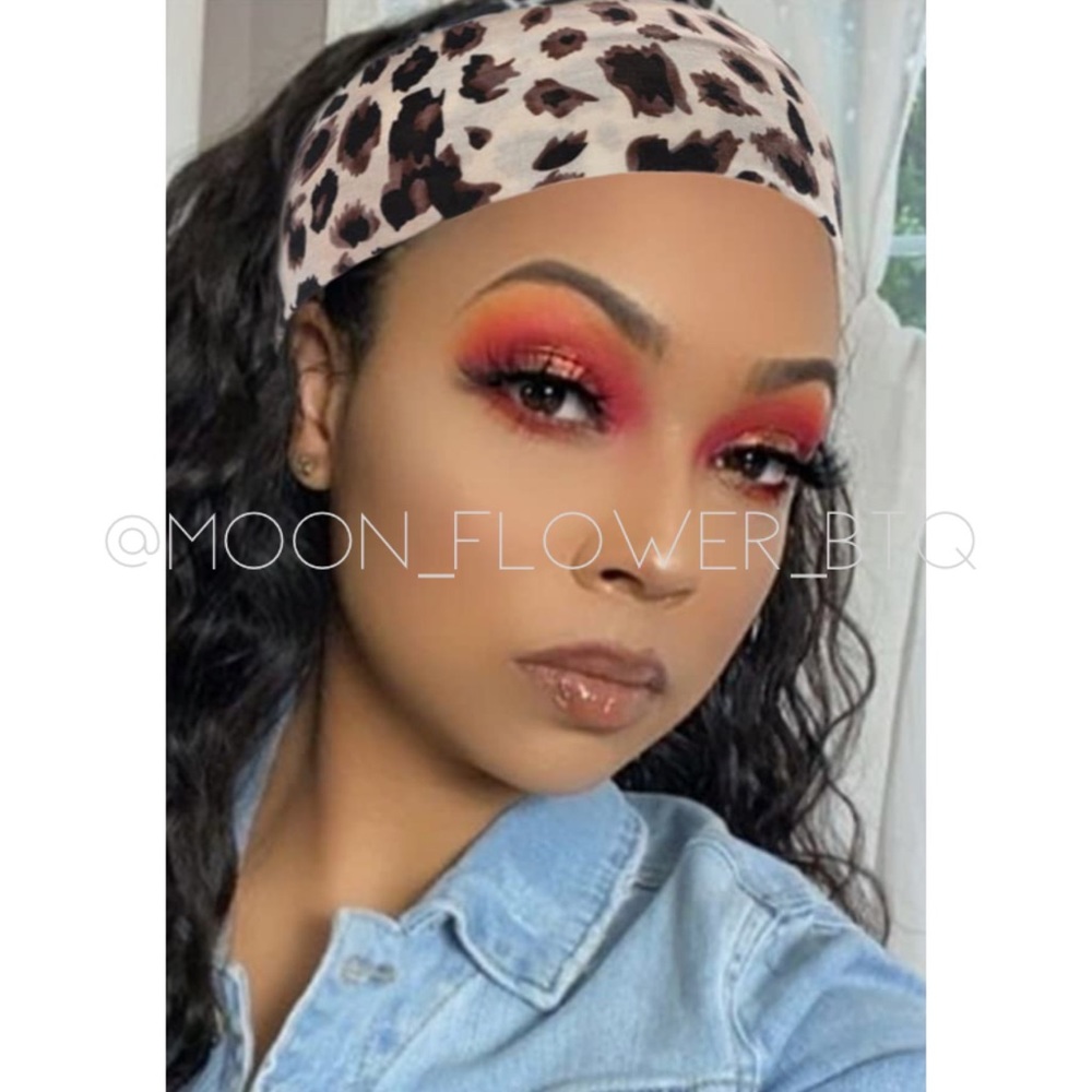 🔴SALE 3/$20🔴 Boho Twist Headband Ear Warmer Cheetah Print - Picture 2 of 5